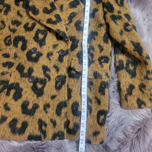 Scotch and Soda Leopard Blazer Style Coat - Picture 6 of 6